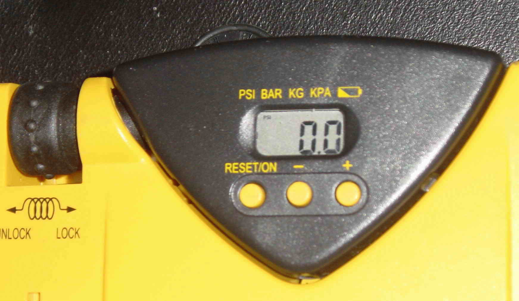 Fortunately, the pressure guage part of it...